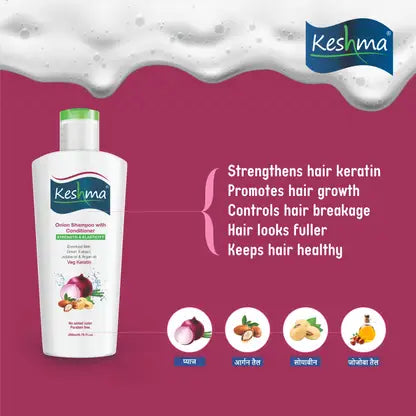 KESHMA Onion Shampoo with Conditioner