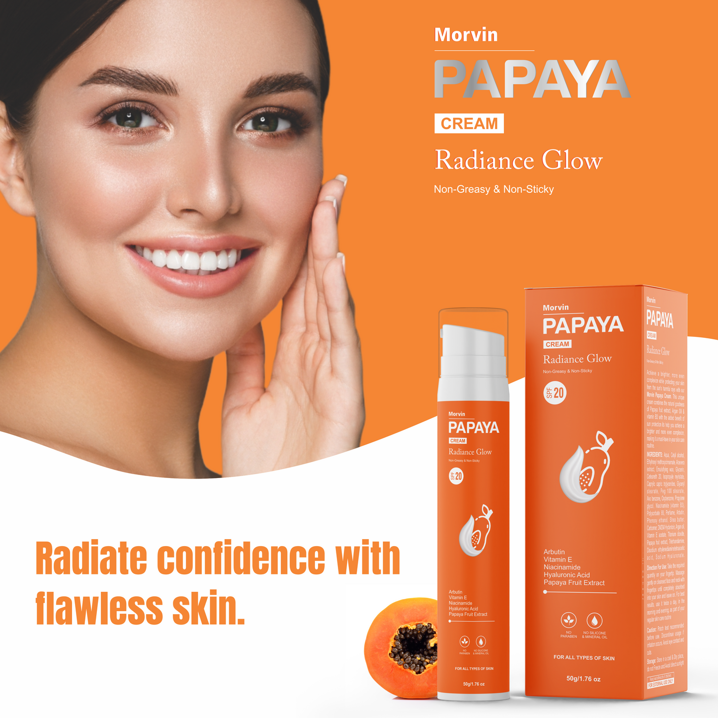 Morvin Papaya Radiance Glow Cream