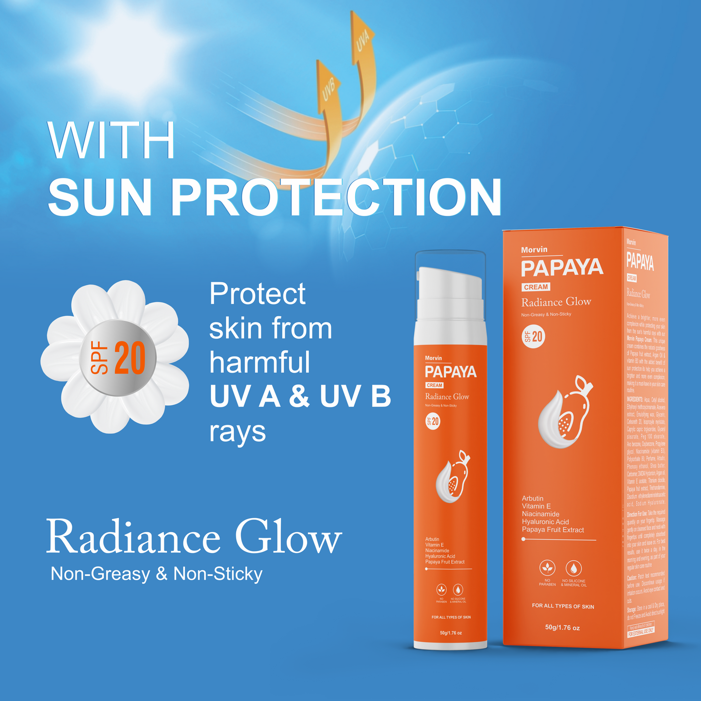 Morvin Papaya Radiance Glow Cream