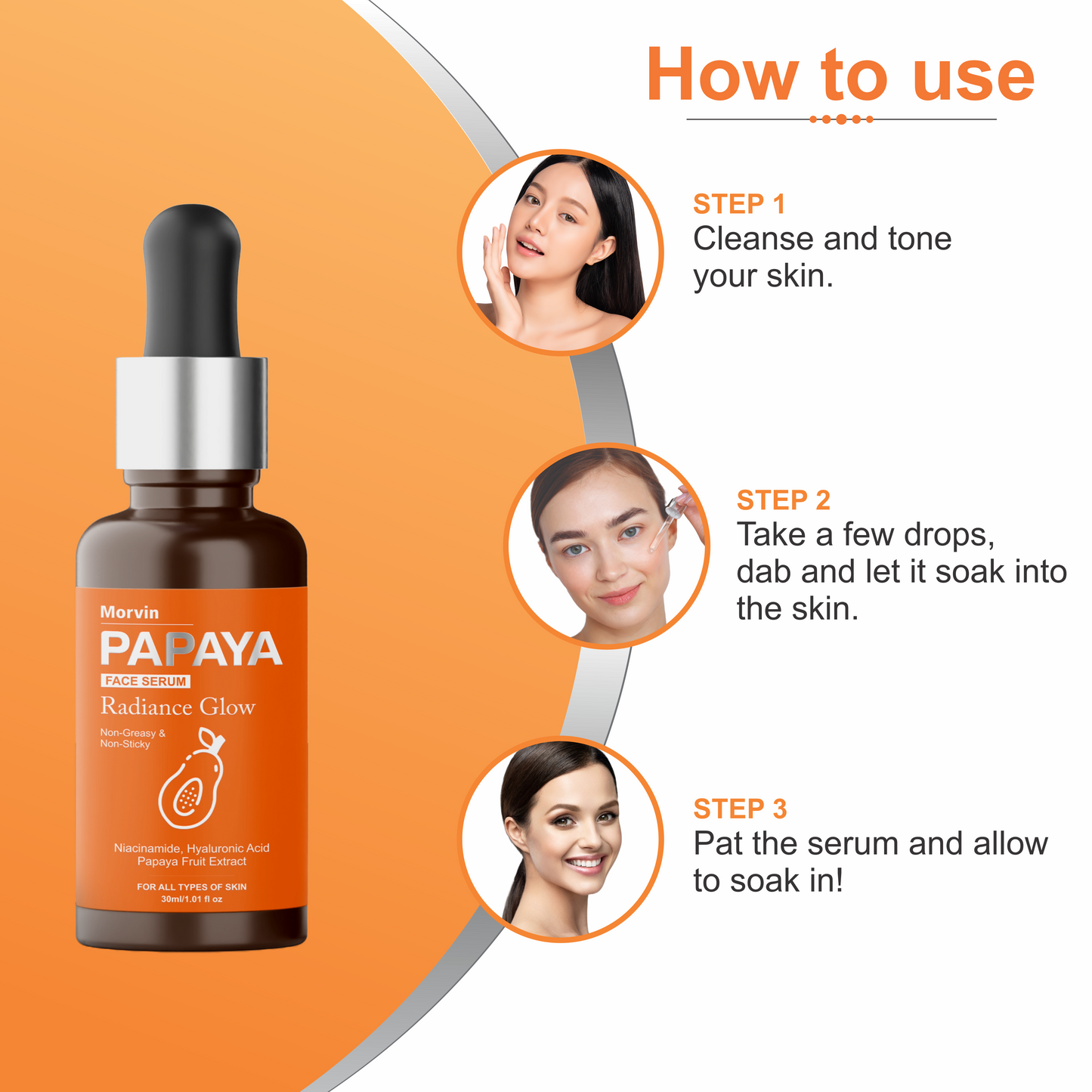 Morvin Papaya Radiance Glow Face Serum