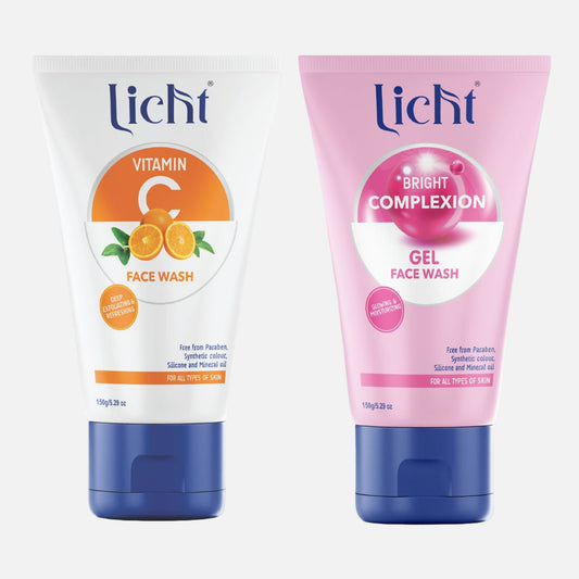 Licht Vitamin C & Bright Complexion Face Wash Combo