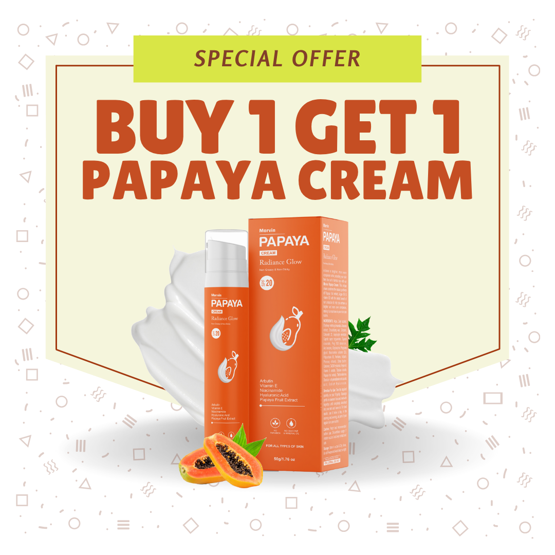 Morvin Papaya Cream Radiance Glow B1G1