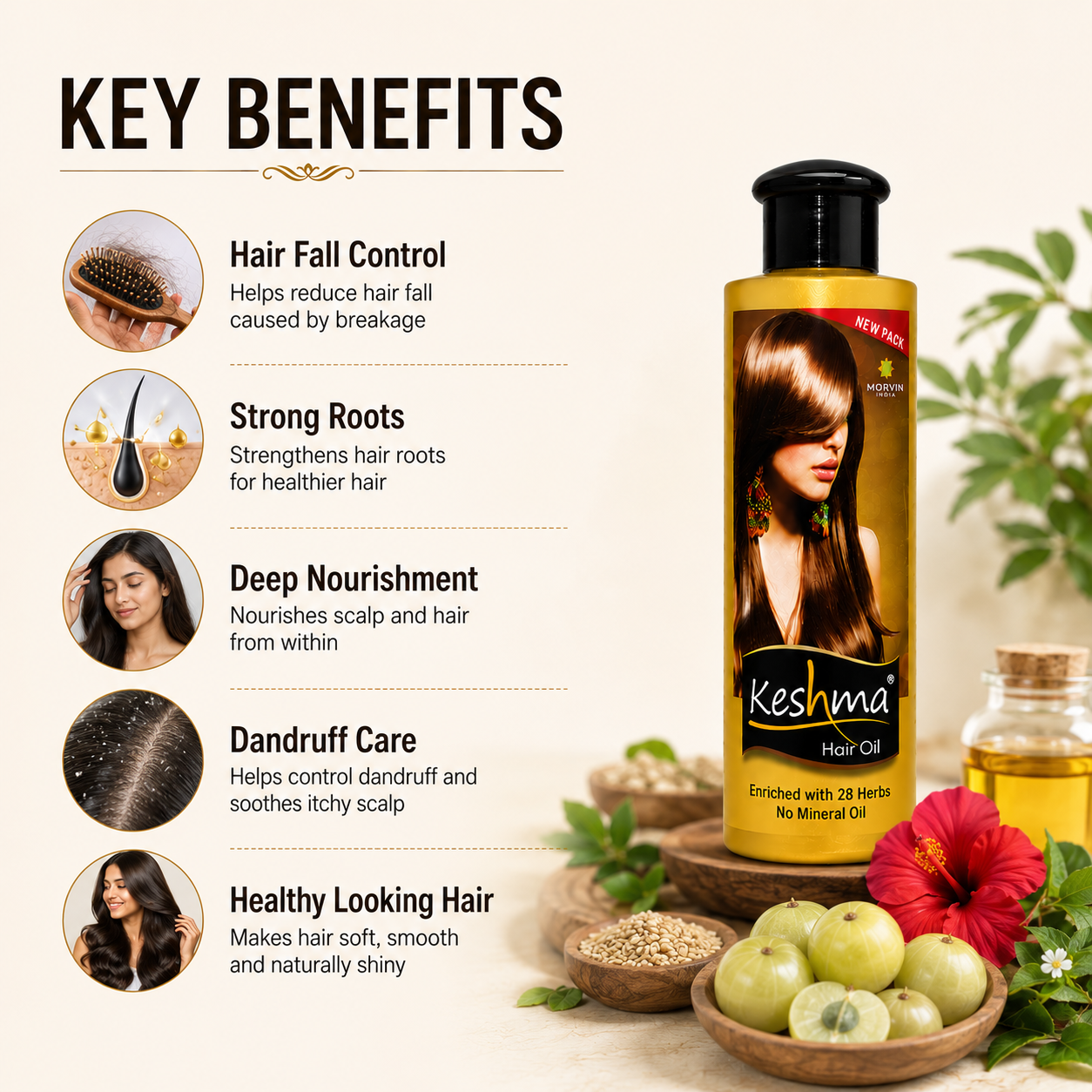 Keshma 28 Herbs Hair Oil
