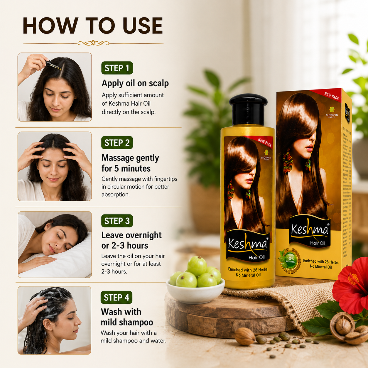 Keshma 28 Herbs Hair Oil