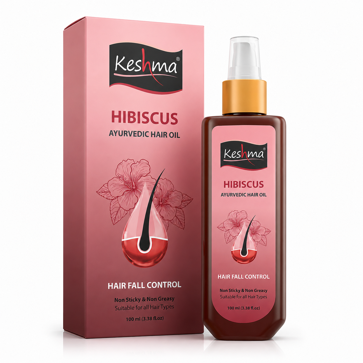 Keshma Hibiscus Ayurvedic Hair Oil