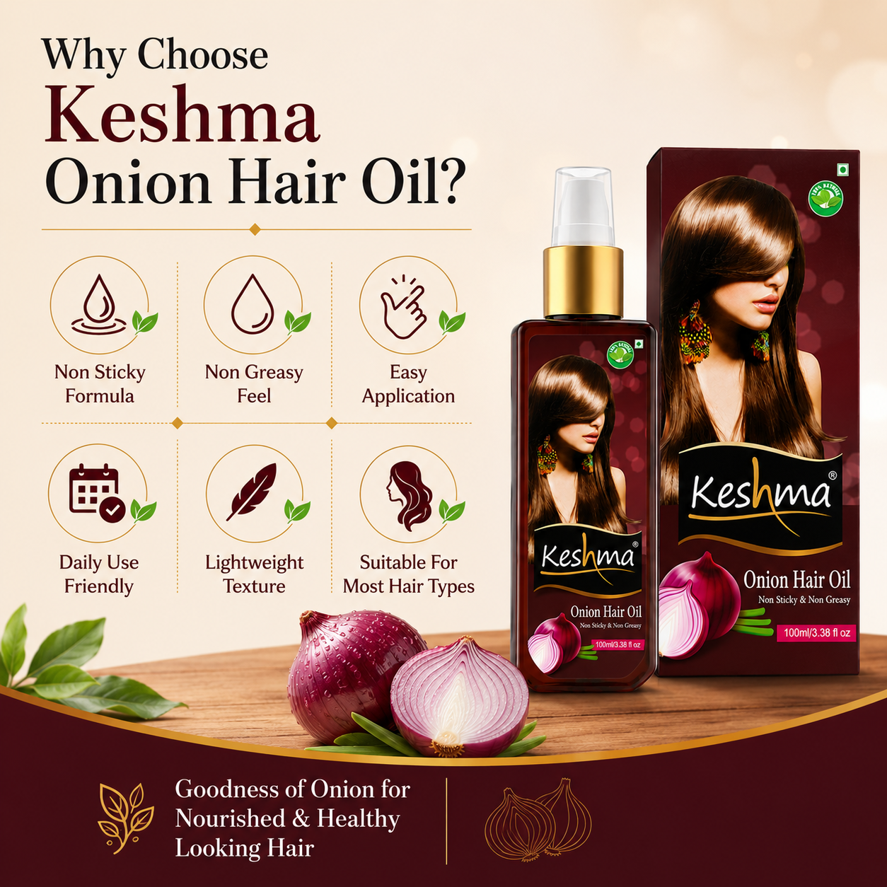 Keshma Onion Hair Oil