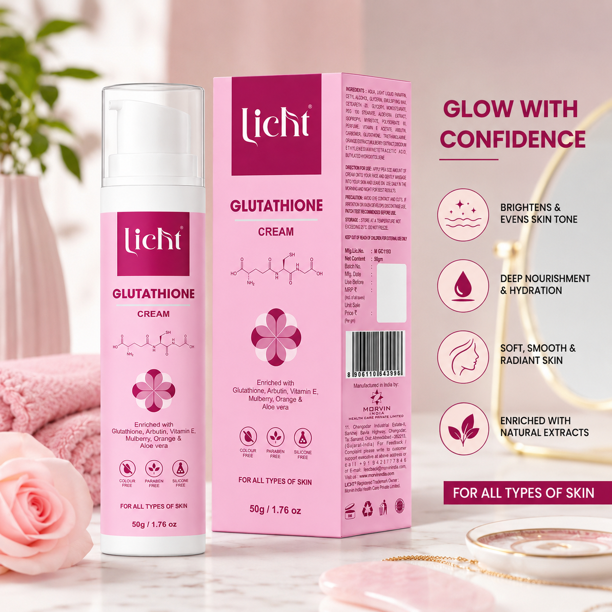 Licht Glutathione Cream