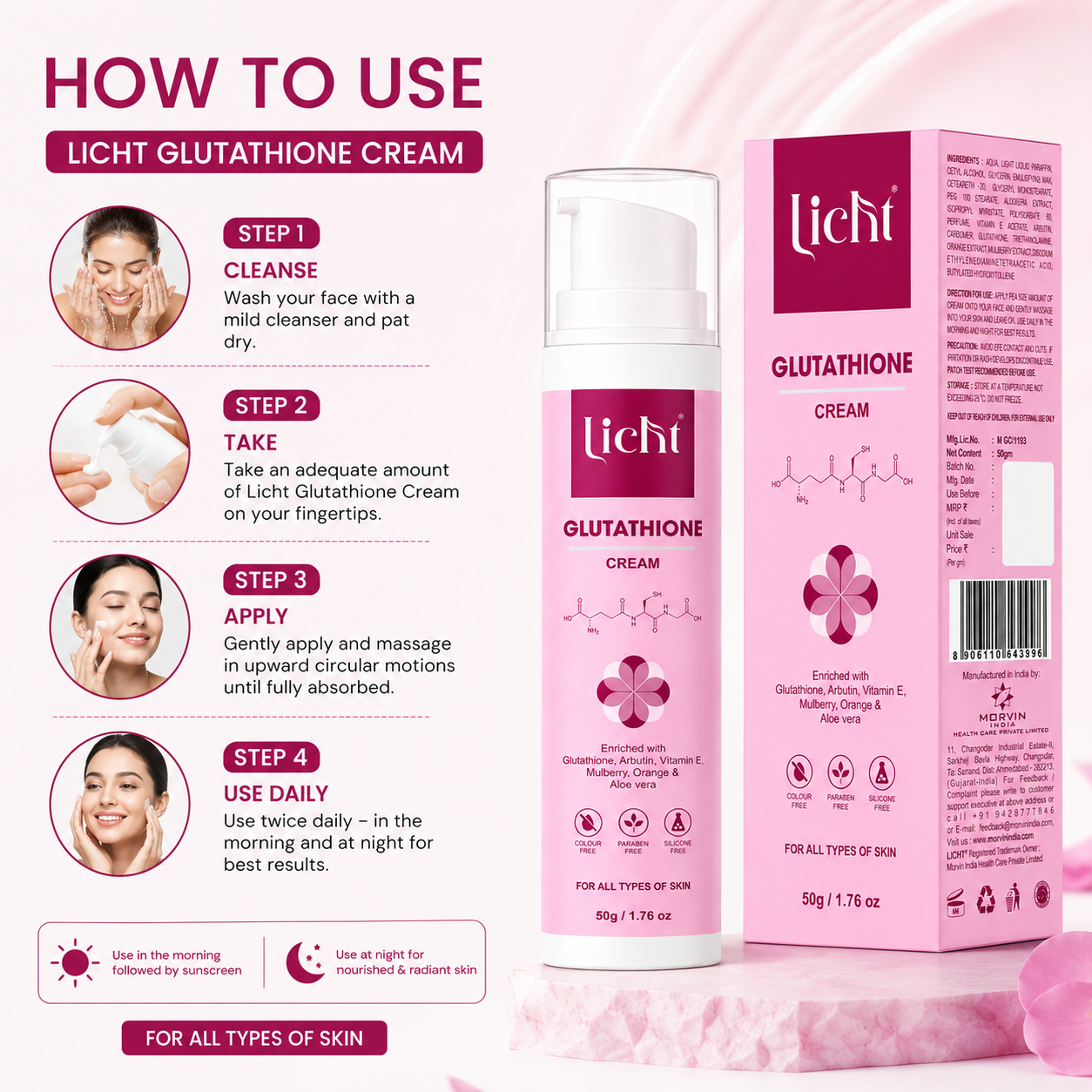Licht Glutathione Cream