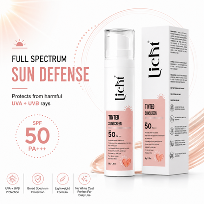 Licht Tinted Sunscreen SPF 50 PA+++