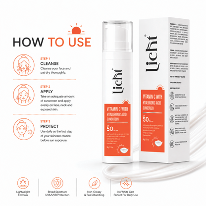 Licht Vitamin C Sunscreen SPF 50 PA+++