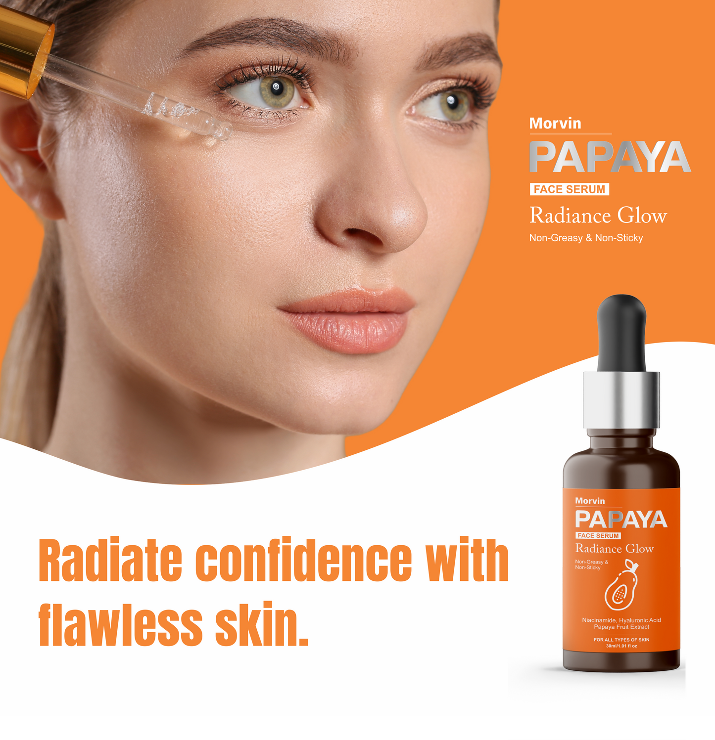 Morvin Papaya Radiance Glow Face Serum
