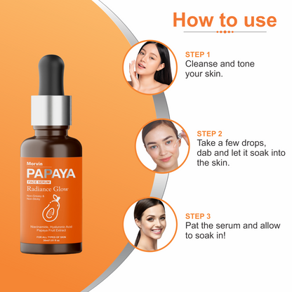 Morvin Papaya Radiance Glow Face Serum