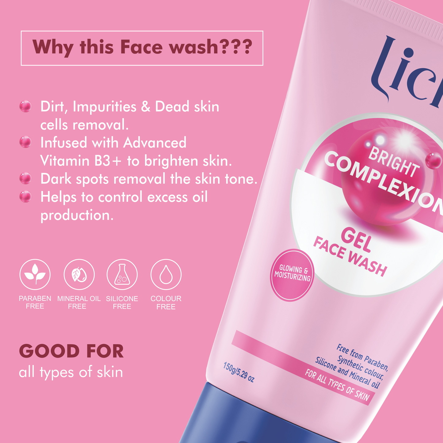 Licht Bright Complexion Face Wash