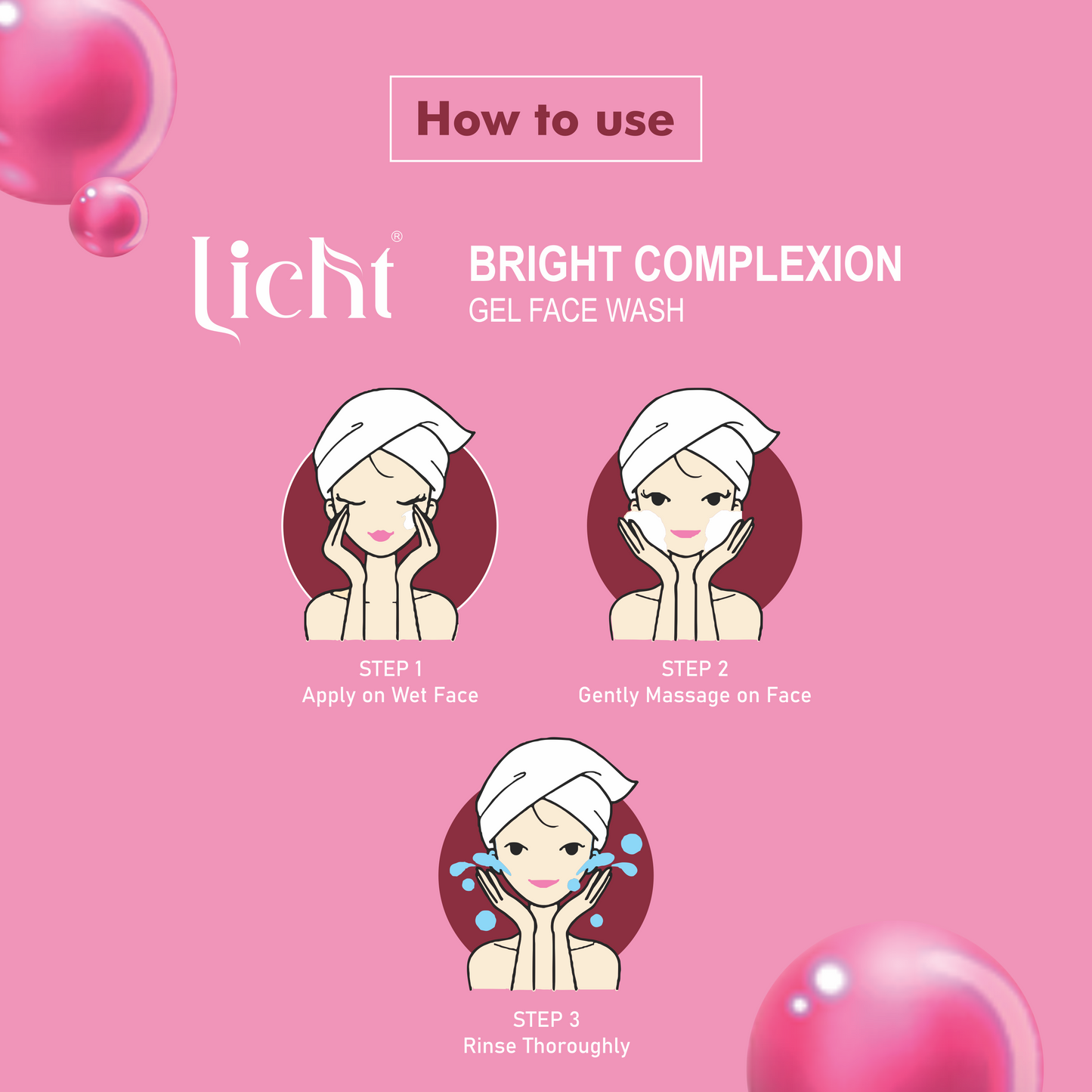 Licht Bright Complexion Face Wash