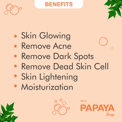 Morvin Papaya Skin Whitening Soap