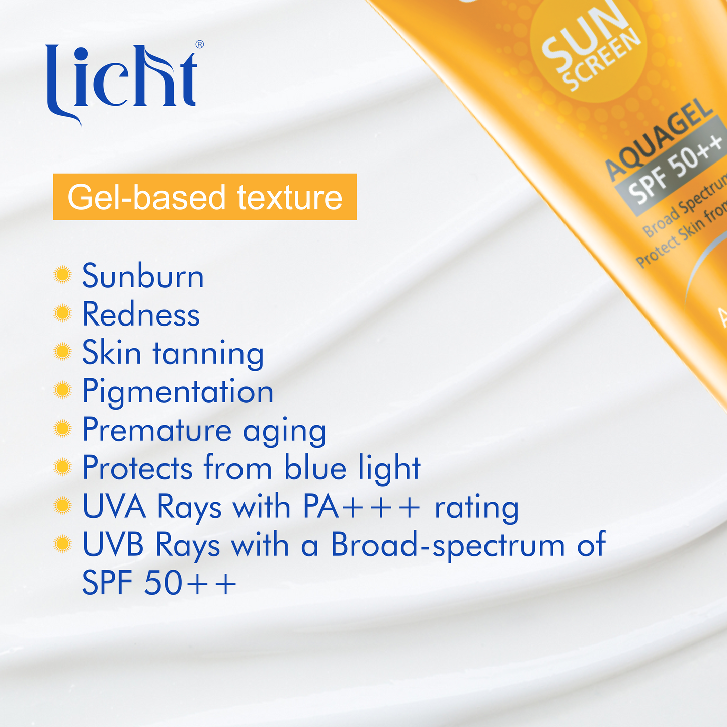 Licht AQUAGEL 50++ Sunscreen